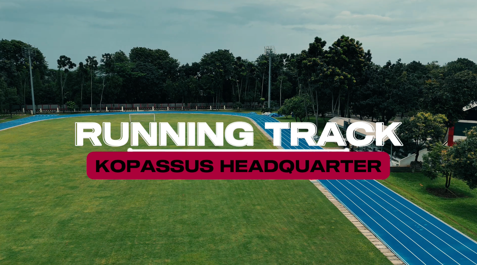 Lapangan Atletik di Markas Kopassus